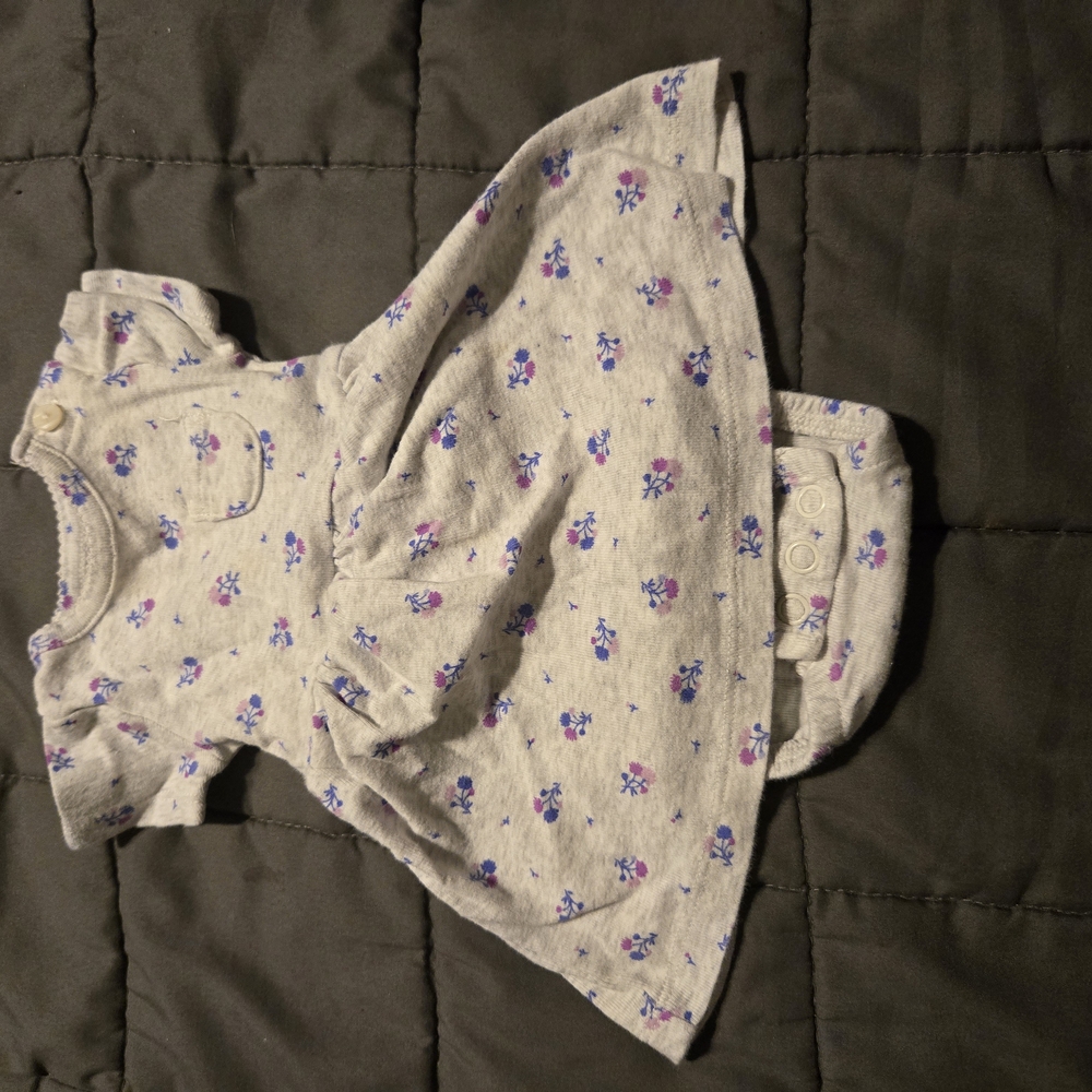Floral Baby Dress with Bloomers